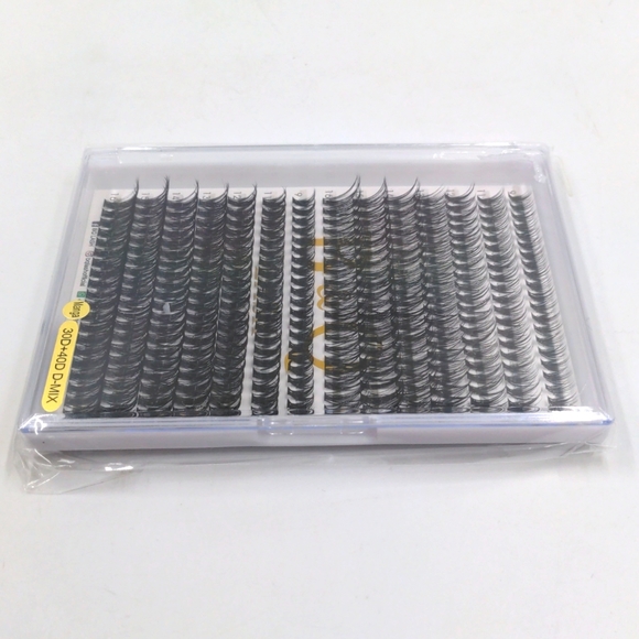 B&Q Lash Clusters 30D+40D D-9-16 MIX Individual Lashes 280 Clusters Manga - Picture 10 of 13